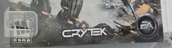 Crysis 2, the ESRB box on its front