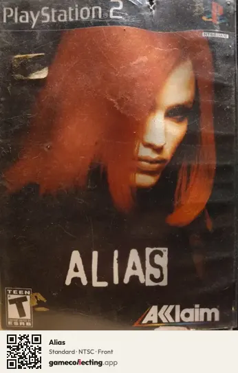 Alias PlayStation 2, NTSC box front