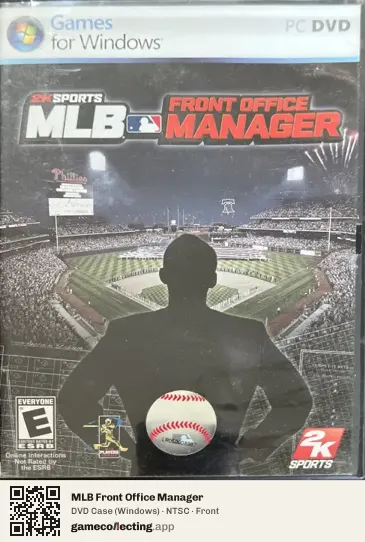 MLB Front Office Manager Computer, NTSC box front