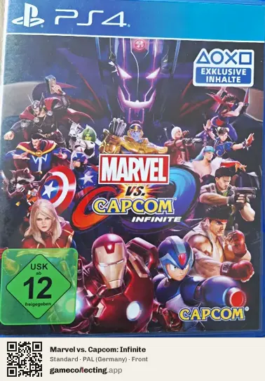 Marvel vs. Capcom: Infinite PlayStation 4, Germany box front