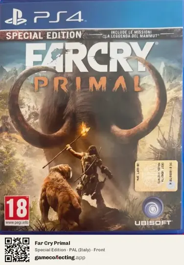 Far Cry Primal PlayStation 4, Italy box front