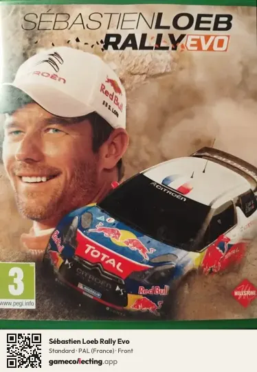 Sébastien Loeb Rally Evo Xbox One, France box front
