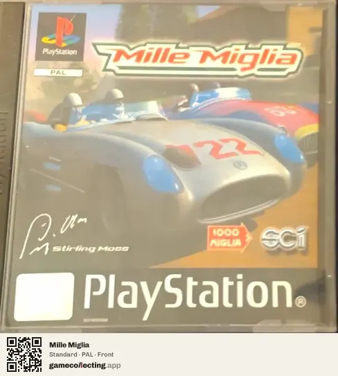 Mille Miglia PlayStation, PAL box front