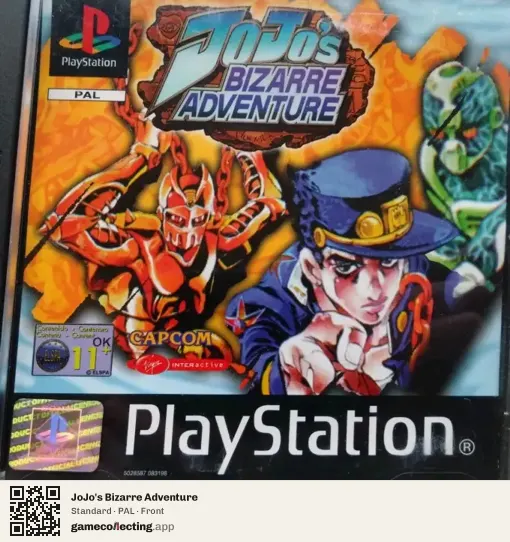 JoJo's Bizarre Adventure PlayStation, PAL box front