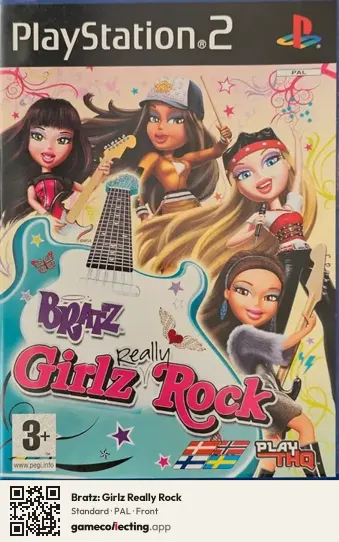 Bratz: Girlz Really Rock PlayStation 2, PAL box front