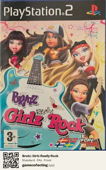 Bratz: Girlz Really Rock PlayStation 2, PAL box front