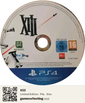 XIII PlayStation 4, PAL disc