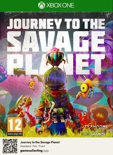 Journey to the Savage Planet Xbox One, PAL box front