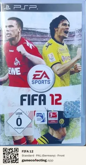 FIFA 12 PlayStation Portable, Germany box front