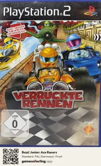 Buzz! Junior: Ace Racers PlayStation 2, Germany box front
