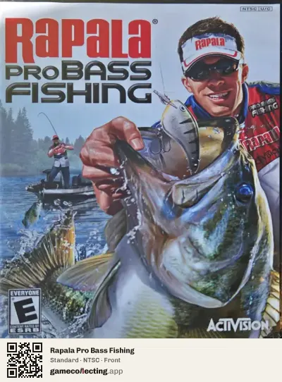 Rapala Pro Bass Fishing PlayStation 2, NTSC box front