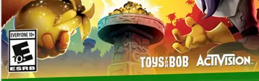 Crash Team Rumble, the ESRB box on its front