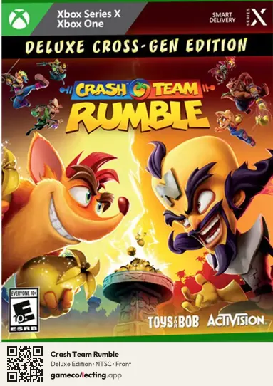 Crash Team Rumble Xbox Series X, NTSC box front