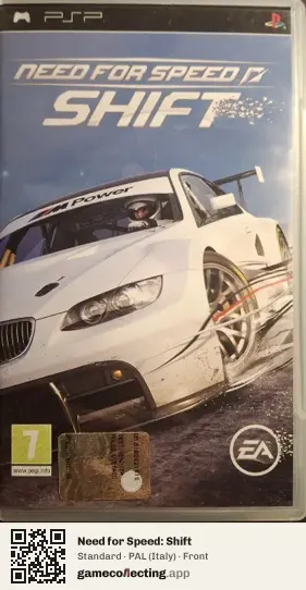 Need for Speed: Shift PlayStation Portable, Italy box front