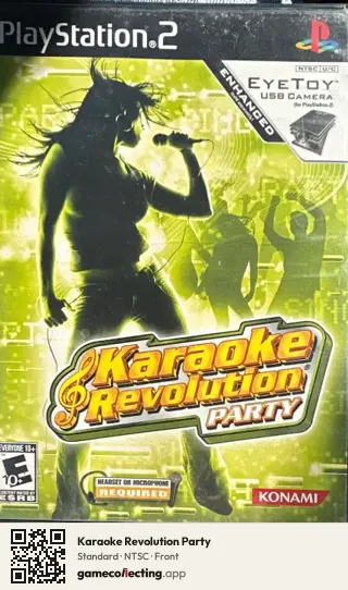 Karaoke Revolution Party PlayStation 2, NTSC box front
