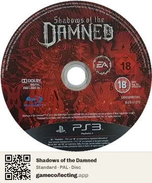 Shadows of the Damned PlayStation 3, PAL disc