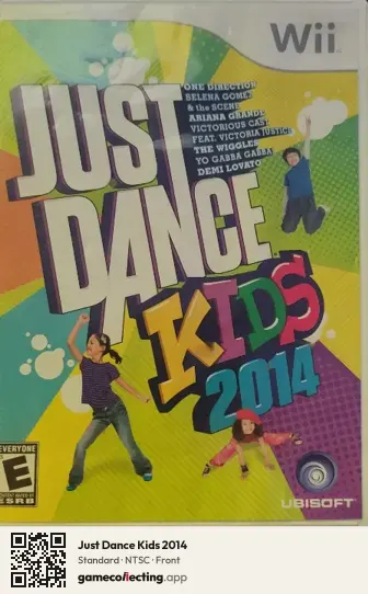 Just Dance Kids 2014 Nintendo Wii, NTSC box front