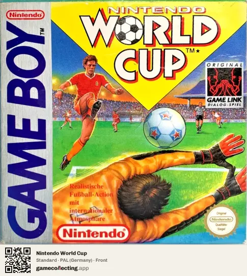 Nintendo World Cup Game Boy, Germany box front