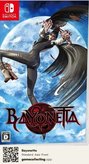 Bayonetta Nintendo Switch, Asia box front