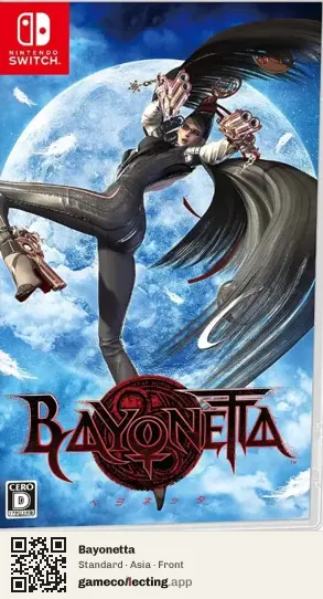 Bayonetta Nintendo Switch, Asia box front