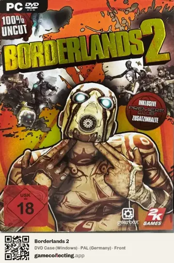 Borderlands 2 Computer, Germany box front