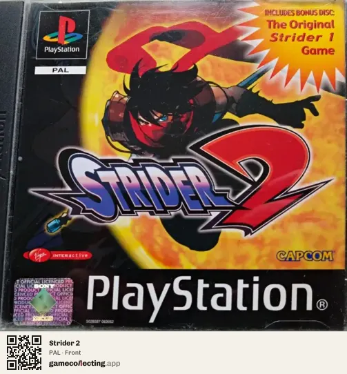 Strider 2 PlayStation, PAL box front