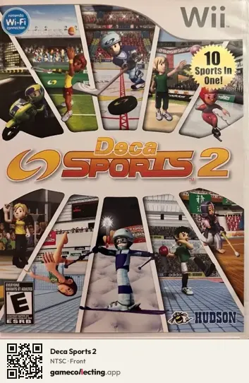 Deca Sports 2 Nintendo Wii, NTSC box front