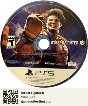 Street Fighter 6 PlayStation 5, NTSC disc