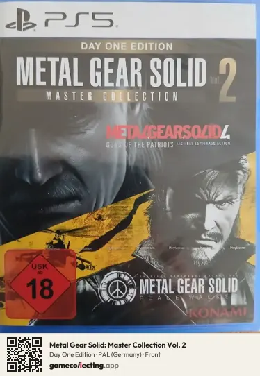 Metal Gear Solid: Master Collection Vol. 2 PlayStation 5, Germany box front