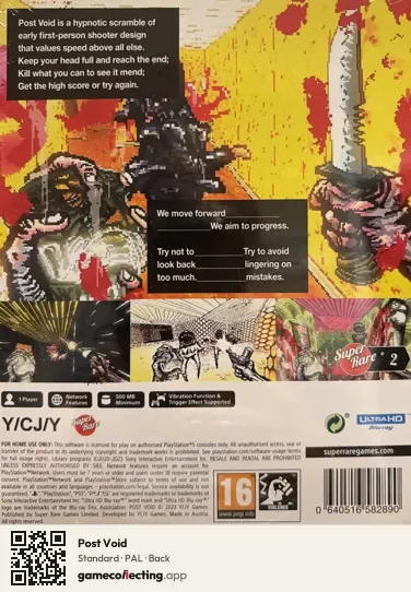 Post Void PlayStation 5, PAL box back