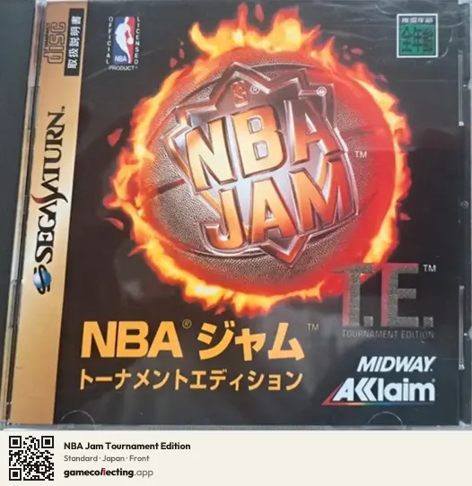 NBA Jam Tournament Edition Sega Saturn, Japan box front