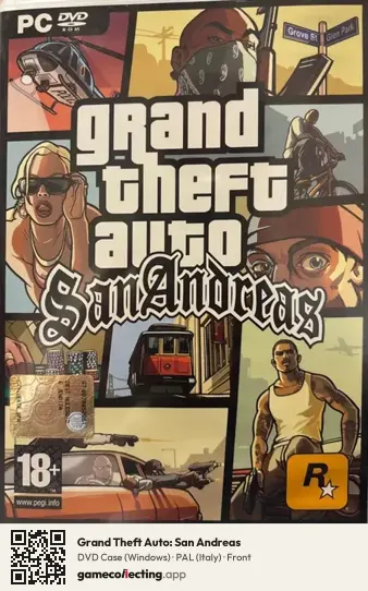 Grand Theft Auto: San Andreas Computer, Italy box front