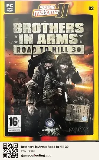 Brothers in Arms: Road to Hill 30 Computer, PAL box front
