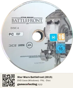 Star Wars Battlefront (2015) Computer, PAL disc