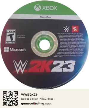 WWE 2K23 Xbox Series X, NTSC disc