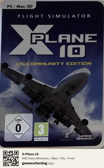 X-Plane 10 Computer, PAL box front