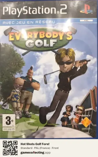 Hot Shots Golf Fore! PlayStation 2, France box front