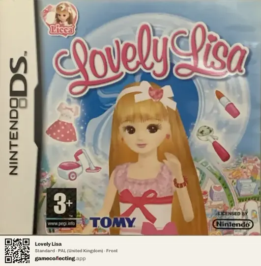 Lovely Lisa Nintendo DS, United Kingdom box front