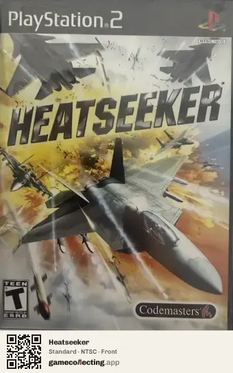 Heatseeker PlayStation 2, NTSC box front