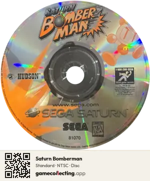 Saturn Bomberman Sega Saturn, NTSC disc
