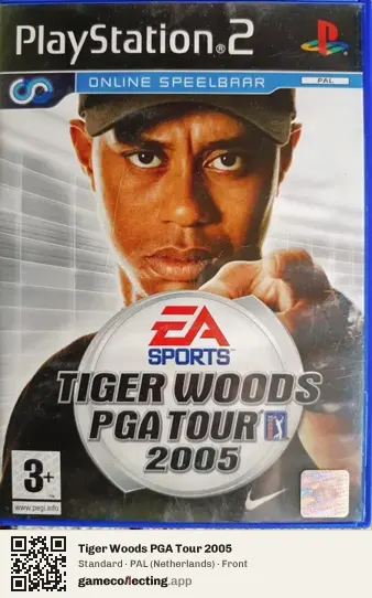Tiger Woods PGA Tour 2005 PlayStation 2, Netherlands box front