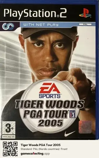 Tiger Woods PGA Tour 2005 PlayStation 2, Nordic countries box front