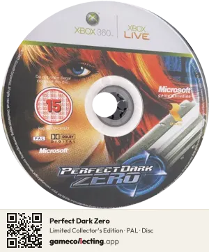 Perfect Dark Zero Xbox 360, PAL disc