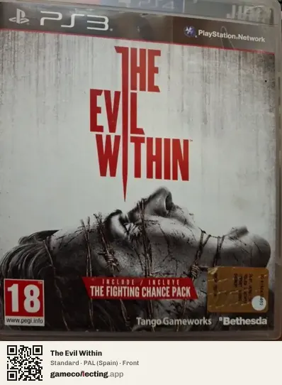 The Evil Within PlayStation 3, Spain box front