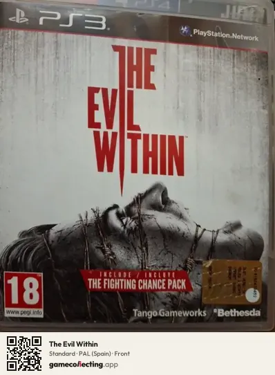 The Evil Within PlayStation 3, Spain box front