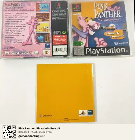 Pink Panther: Pinkadelic Pursuit PlayStation, France box front