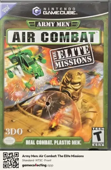 Army Men: Air Combat: The Elite Missions Nintendo GameCube, NTSC box front