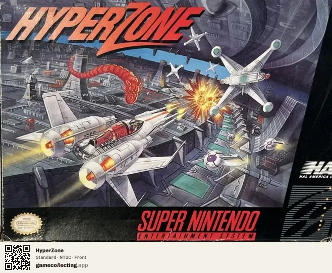 HyperZone Super Nintendo Entertainment System, NTSC box front