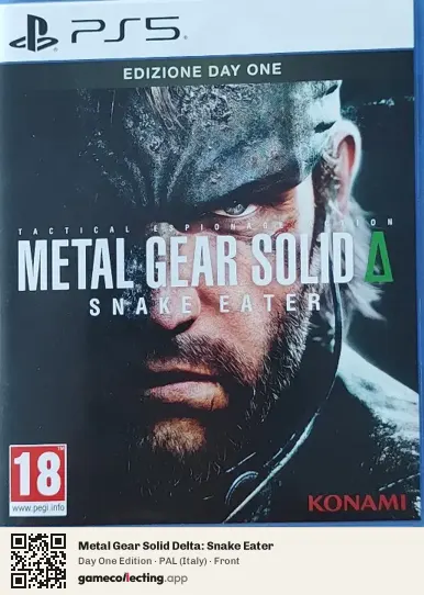 Metal Gear Solid Delta: Snake Eater PlayStation 5, Italy box front
