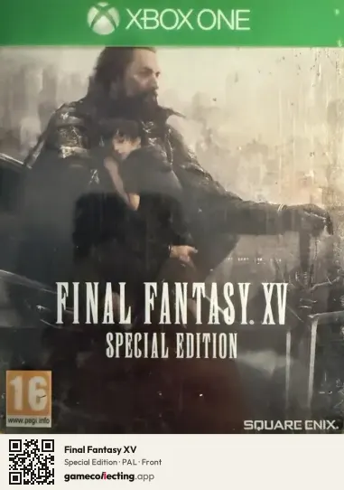 Final Fantasy XV Xbox One, PAL box front